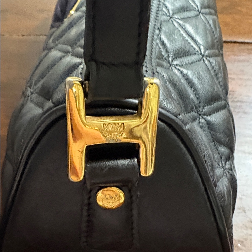 MCM “Kiki” Quilted Leather Shoulder Bag - Picture 11 of 14